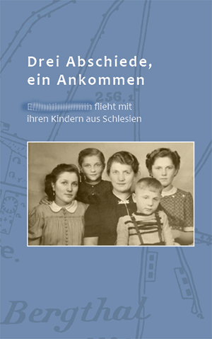 Cover der Familiengeschichte "Drei Abschiede, ein Ankommen"